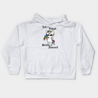 Tought Unicorn Kids Hoodie